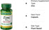 Nature's Bounty 50 mg Zinc Caplets, Unflavored, 100 Count, 2 Pack