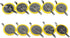 Mart Cobra CR 2025 Batteries with Solder Tabs, 10-pack for Gameboy Color Cartridge Replacement