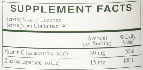 Rx Vitamins Zinc Lozenges, 90 Lozenges