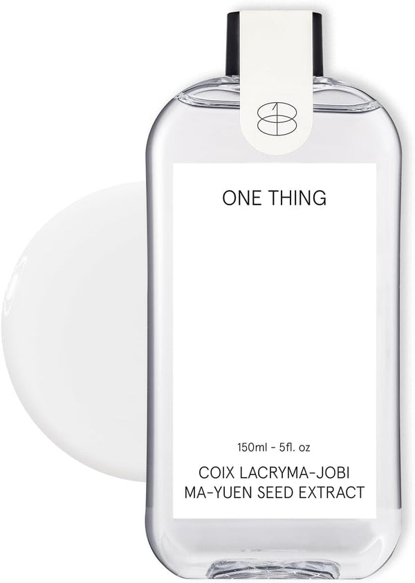 ONE THING Coix Seed Extract Toner 5.07 Fl Oz - Hydrating Exfoliating Extract for Dewy Skin, Dark Spots, Acne Scars