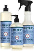 Mrs. MEYER'S Kitchen Set, Dish Soap, Hand Soap, and Multi-Surface Cleaner, 3