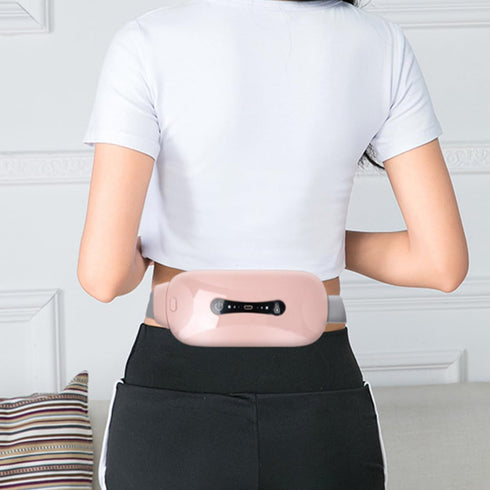 Menstrual Heating Pad Fast Heating and Massage Function Portable Elastic Waist Belt for Cramps and Lower for Women