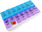 UXCONGOID Large Pill Organizer 2 Times a Day, Weekly Pill Organizer Daily Pill