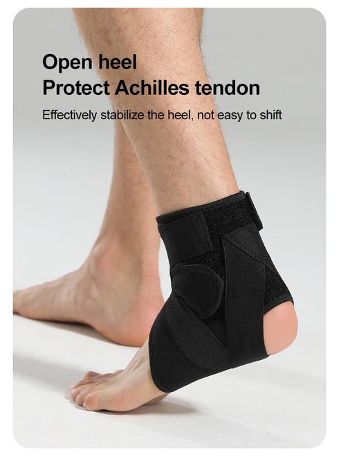 SUJAYU Pack 1 Ankle Brace Elastic Supports for Men Women, Ankle Strap Ankle Support for Men Ankle Compression Sleeve