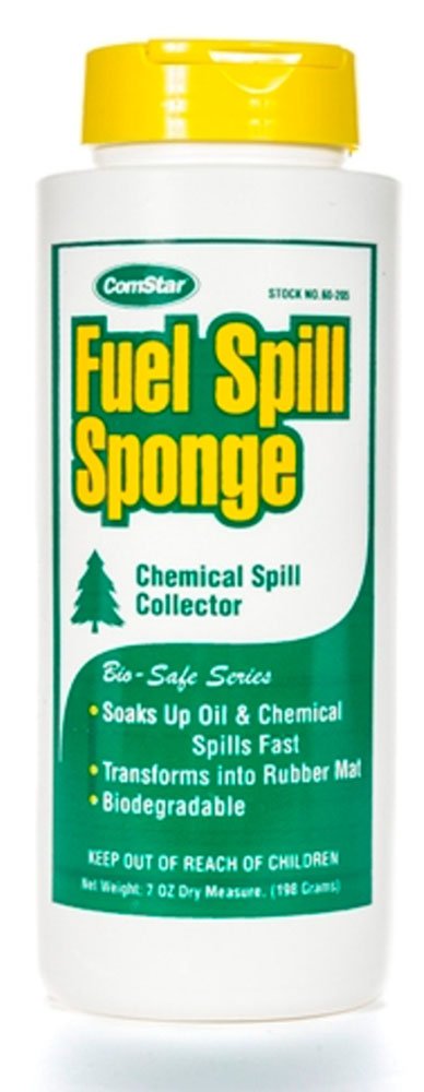 ComStar Fuel Oil Spill Sponge & Collector, 8 Ounces Revolutionary Product for Quick Clean-Up of Oil, Chemical Spills,