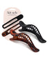 Kitsch Flat Hair Clips - 2pcs Big Flat Claw Clips for Women, Alligator Hair Clips for Thick & Thin Hair