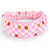 xo, Fetti Checkered Facial Spa Skincare Headband, Bachelorette Party Favor, Bridal Shower Gift