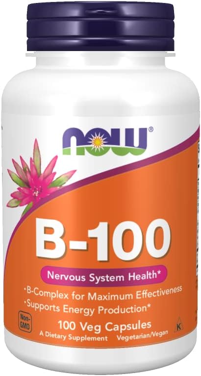 Now Foods B-100, 100 Capsules, Pack of 2