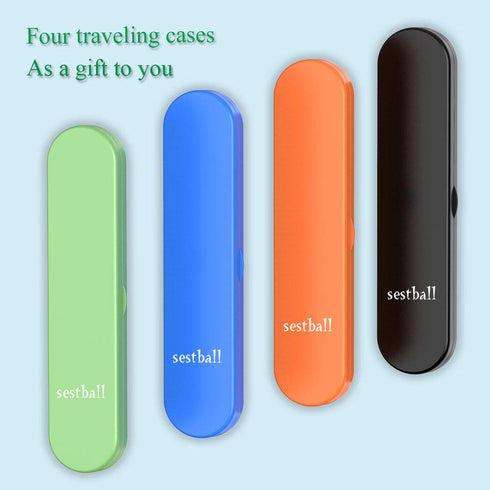 New Version Tongue Scraper Cleaner for Adults & Kids, Medical Grade Metal Brushes for Fresh Breath (4 pcs)