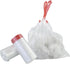4 Gallon Clear Drawstring Garbage Bags, Small Trash Bags