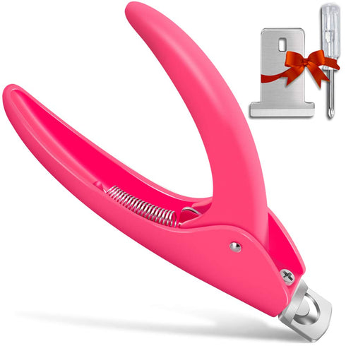 Nail Tip Clipper Edge Cutter Adjustable Stainless Steel False Artificial Acrylic Trimmer for Manicure Pedicure, Sharp
