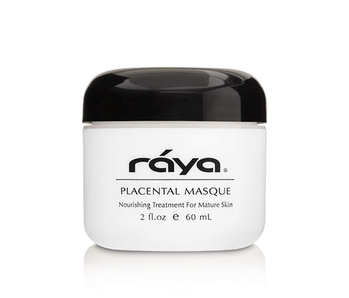 Raya Placental Masque (606) | Nourishing Facial Treatment Mask for Dry or Aging Skin, Reduces Lines and Wrinkles