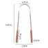Gaia Guy Copper Tongue Scraper, 2 Pack with Metal Case, Plastic Free Tongue Cleaners for Adults