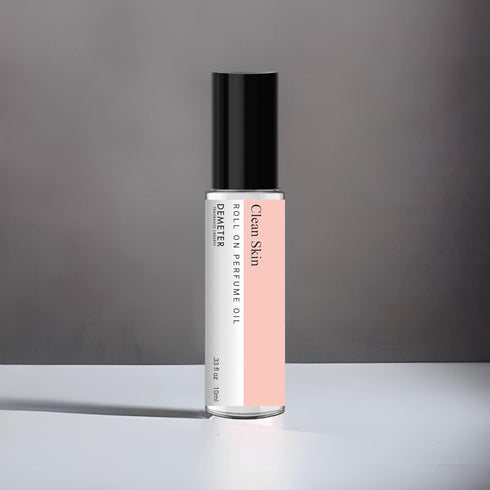 DEMETER Clean Skin Roll On Perfume Oil, 0.33 Oz, Long-Lasting