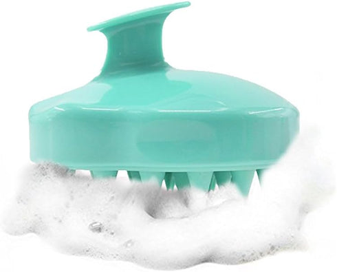 See You Always Hair Scalp Massager Shampoo Brush - Green Silicone Comb for Scalp Care Hair Wash