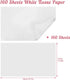 160 Sheets White Tissue Paper 14 X 20 Inches Tissue Paper Bulk for Packaging Gift Bags Wedding Birthday Art Crafts by woric