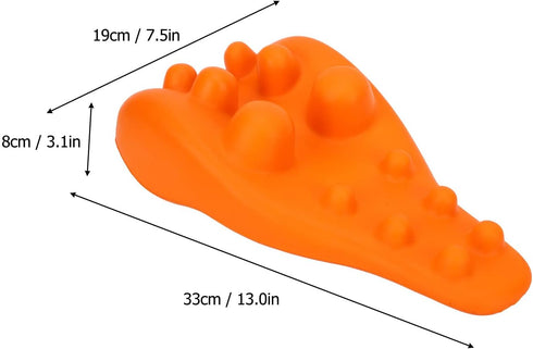 Neck and Shoulder Relaxer - Gentle Stretching Foam Traction Device with Multiple Massage Points for Effective Pain