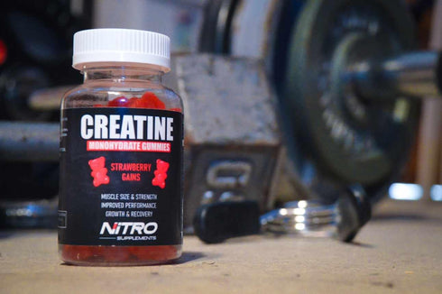 Nitro Supplements Creatine Monohydrate Gummies, 60ct, 30 Servings