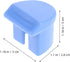 ZUNOXAZ 10pcs Handrail End Cap for Bed, Bedside Guardrail Protective Bumper, Plastic Bed Frame End Caps Enhance Safety