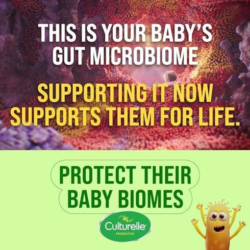 Culturelle Baby Probiotic Drops + Vitamin D, Immune & Digestive Health Support for Babies 0-12 Months, 30 Day Supply
