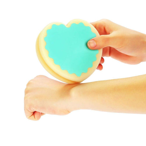 Hair Removal Depilation Sponge - Women Waxing Polishing Buffing Pad for Skin Care (Love)