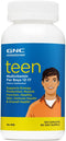 GNC milestones Teen Multivitamin for Boys 12-17, 60 servings, Supports Energy, Muscle, Skin Immunity