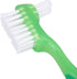 5pcs Denture Brush Set - Brushes Double Bristle Head for Denture Care (Green)