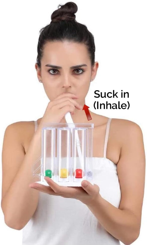 SoulGenie HealthAndYoga Deep Breathing Exerciser, Breath Measurement System