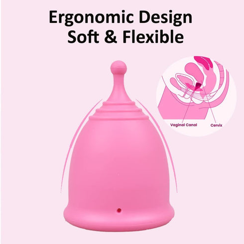Pack 12 SHORDY Menstrual Cups (Large), Single with Box, Soft & Flexible, Copa Menstrual Kit for Women Upto Hours