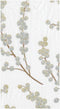 Caspari Berry Branches Paper Guest Towel Napkins in White & Silver -