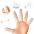 Silicone Finger Protectors for Women, 10 Pack Gel Finger Cots & Protectors for Cracked Tips & Arthritis Relief