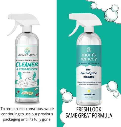 MOMREMEDY Hydrogen Peroxide All Purpose Cleaning Spray | Multipurpose Home Cleaner | Fabric and Laundry Stain Remover |