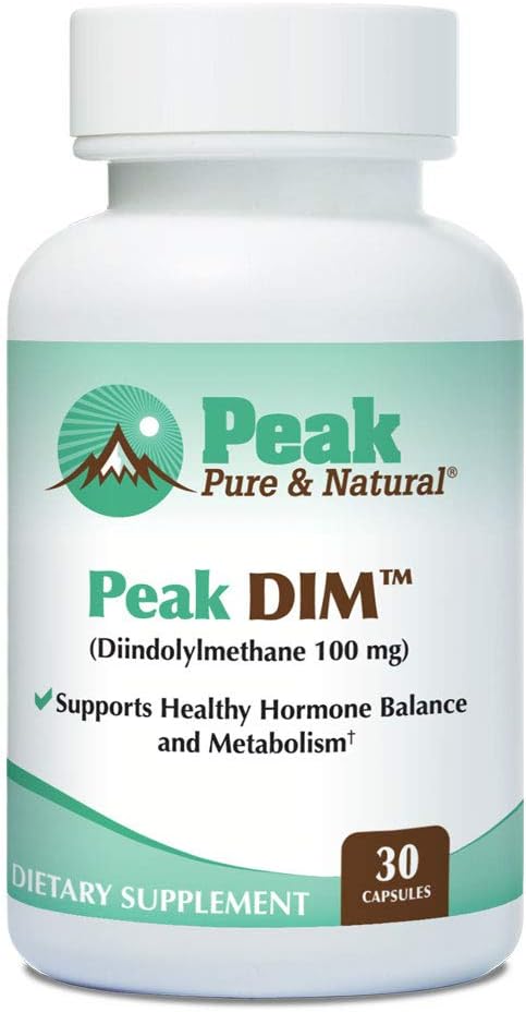 Peak Pure & Natural Peak DIM - Support Healthy Hormone & Estrogen Balance, Metabolism Support Supplement