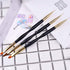5PCS Dotting Pens with 3 PCS Nail Painting Brushes, Double Ended Brush and Dotting Tool Kit