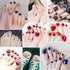 YIMART 100Pcs Fake Toenail Tips Set, Full Cover False Toe Nail Tips for DIY Salon Foot Manicure (Natural With Box)