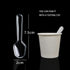 500 Pcs Disposable Clear Plastic Mini Spoons for Jelly, Pudding, Yogurt, Ice Cream, Dessert, Party