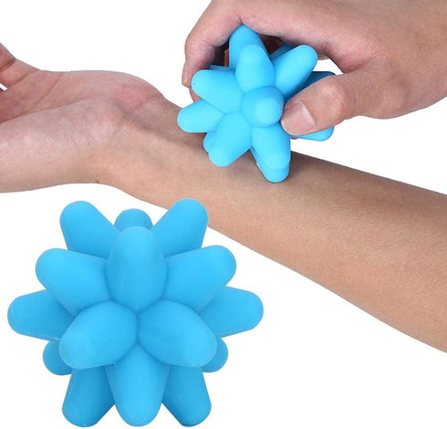 TMISHION Portable Acupoint Massage Ball, Muscle Release Deep Tissue Massage Silicone Fitness Ball, No Odor Gear