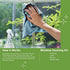 E-Cloth Window Cleaner Kit, Streak-Free Window and Glass Cleaning Cloth, Microfiber Towel Cleaning Kit, Green - 2 Pack