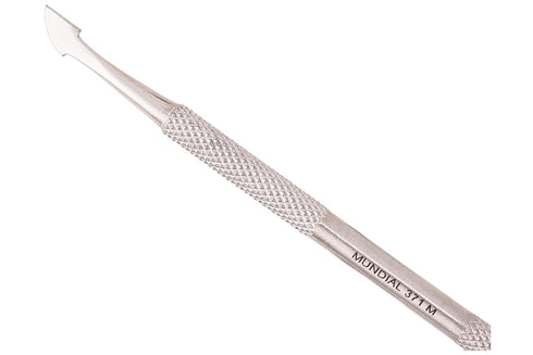 Mundial 2-Piece Manicure Pedicure Stick Set, Cuticle Pusher Nail Care Tools for Perfect Cuticles