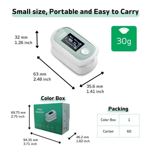 Koshna SpO2 Fingertip Pulse Oximeter with Respiration Rate Monitor, Advanced Sensor Technology for Precise & Stable