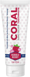 Coral Nano Silver Bubble Berry Kids Toothpaste - Natural Fluoride Free Teeth Whitening Toothpaste, 4 Ounces