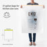 EKO Easy-Dispense Roll of 60 Count Extra-Strong Drawstring Kitchen Trash Bags, 21 Gallon Garbage Bags (79.5L)