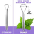 Tongue Scraper Cleaner (3 Pcs), Best Stainless Steel Seller, Use Mouth Wash, Toothpaste for Bad Breath, Handy Travel