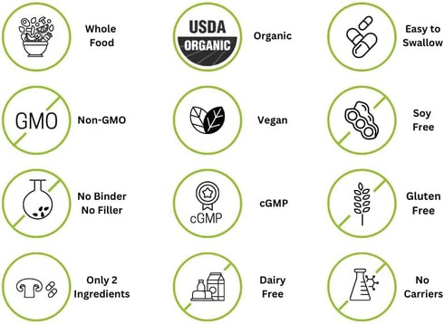 Organic Vegan Whole Food Vitamin D2, 2000 IU (50 mcg) (1)