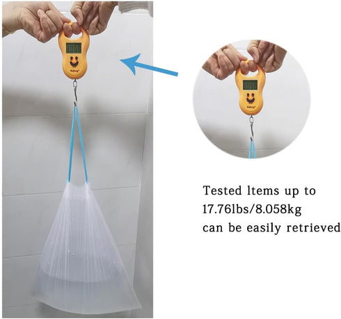 4 Gallon Drawstring Trash Bags, 60 Count, Small Garbage Bags for Office, Bedroom, Bathroom, Unscented