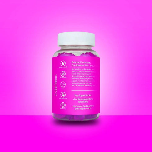 Gummies 60 Gummies Curvy Body Bears CBB Perfect PH Probiotic for Women with Vitamin C | Daily Feminine Wellness