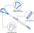 Sgqtqybk Tongue Scraper Tongue Cleaning Brush Scraping Tools Scrubber for Healthy Care Mouth Hygiene Green