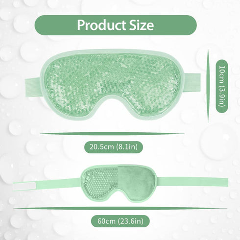 NEWGO 2 Pack Cooling Eye Mask – Reusable Gel Eye Pack for Puffy Eyes, Post Surgery, Dark Circles, Stress Relief