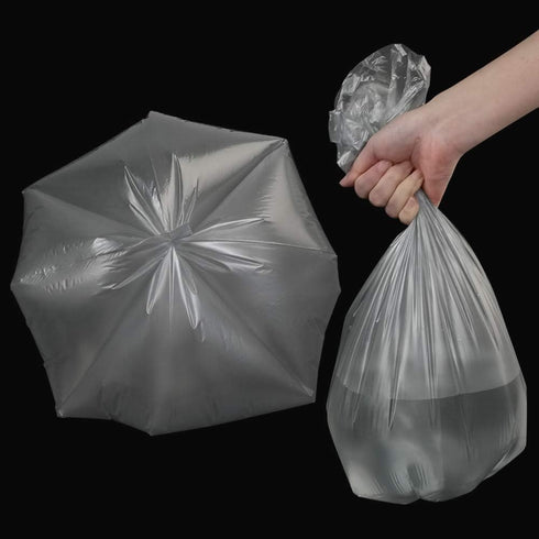 1.5 Gallon Small Trash Can Liner Bags, Grey Garbage Bags, 260 Bags