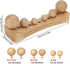 Ozgkee 6 Psoas Muscle Release Tool Wooden Body Massage Tool Trigger Point Wood Massager with Massage Heads